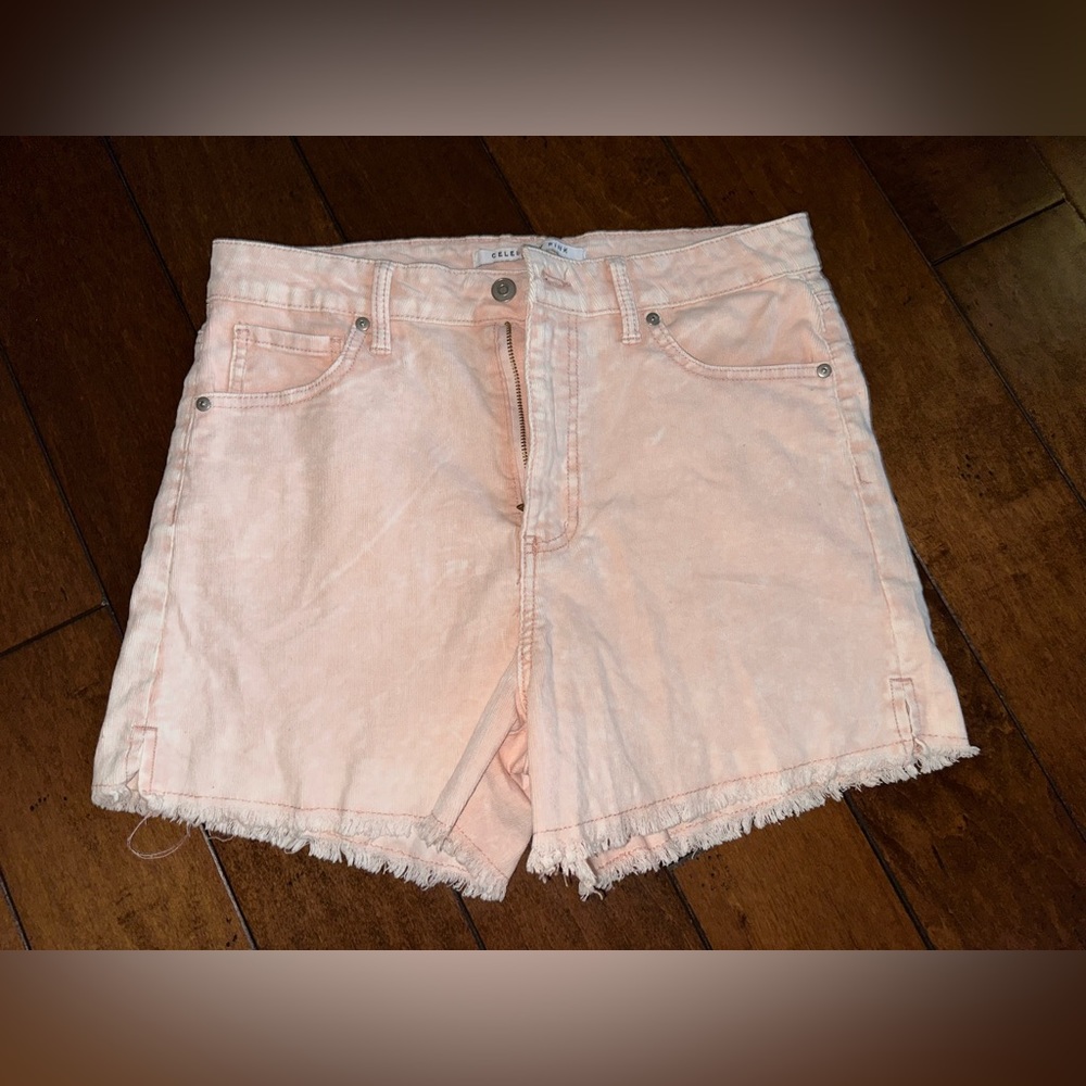 Celebrity Pink corduroy shorts